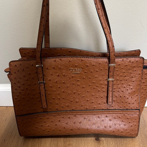 Guess Handbags - Guess Tan Shoulder Bag